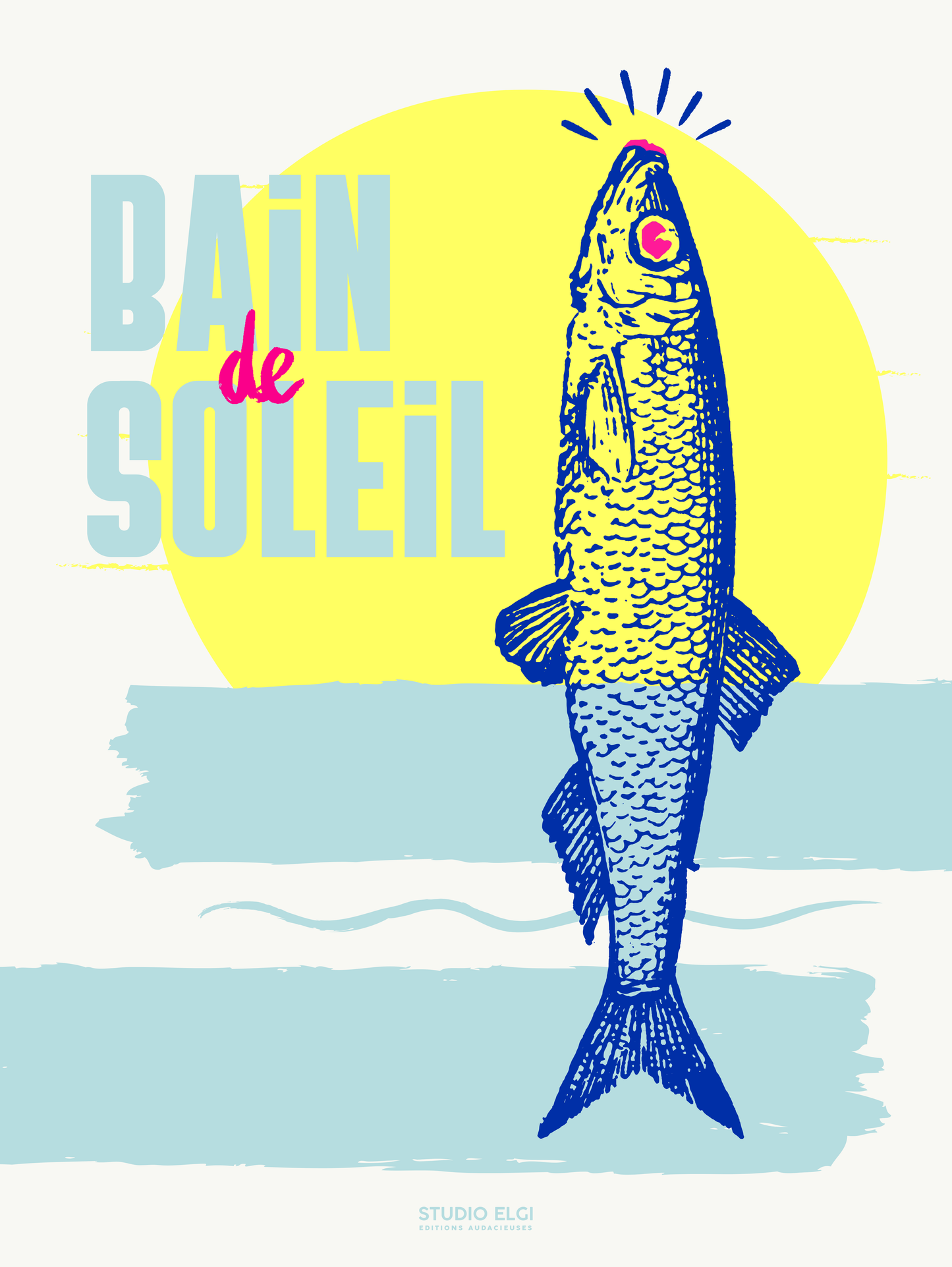 Affiche "Bain de soleil"